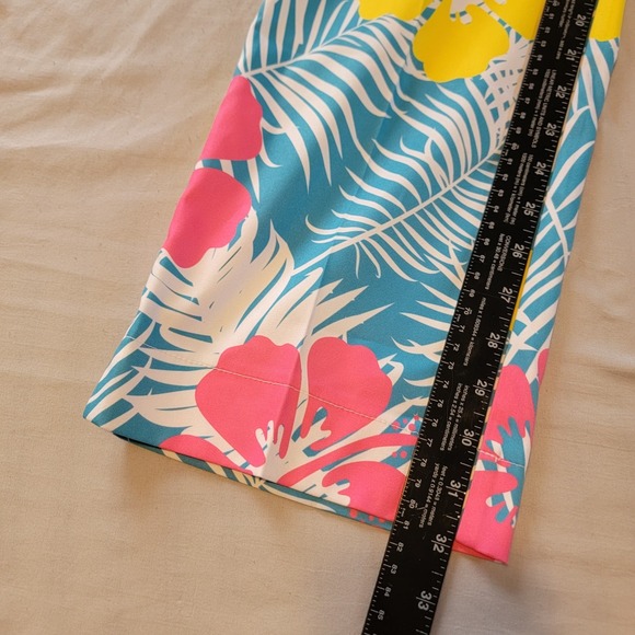 Loudmouth Heritage‎ Pants Mens 32x32 Long NWOT Golf Hawaiian Flowers Tropical - Picture 5 of 7